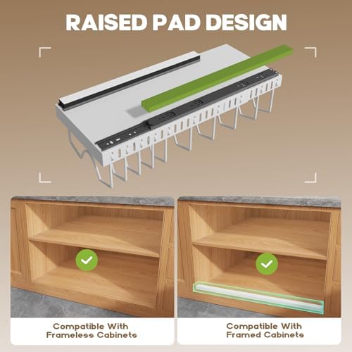 Pull Out Pots and Pans Organizer Under Cabinet, Expandable Sliding Lid Holder and Pan Rack for Kitchen, Slide Out Inside Cabinet for Pot Lid, Bakeware, Dishes, 10 Adjustable Dividers, 1 Pack White - Image 4