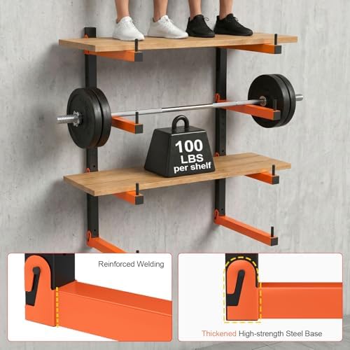 Housolution 4-Level Lumber Storage Rack - 4 Pack Holds Up 400LBS - Image 6