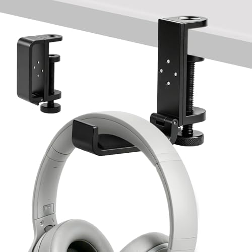 All Aluminum Foldable Headphone Holder,Black - Image 3
