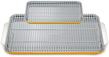 Caraway Non-Stick Ceramic Baking Sheet and Cooling Rack Bundle by Unknown