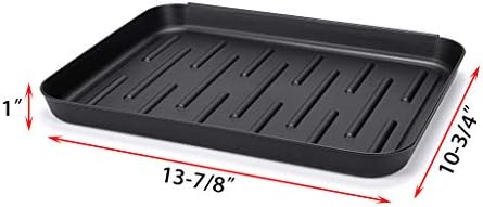 OwnMy Black Boot Tray Mat Indoor Plastic Small Shoe Tray Mat for Entryway - Image 2