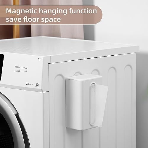 SUBEKYU Magnetic Dryer Sheet Holder Container Dispenser,Plastic,Cream White - Image 6