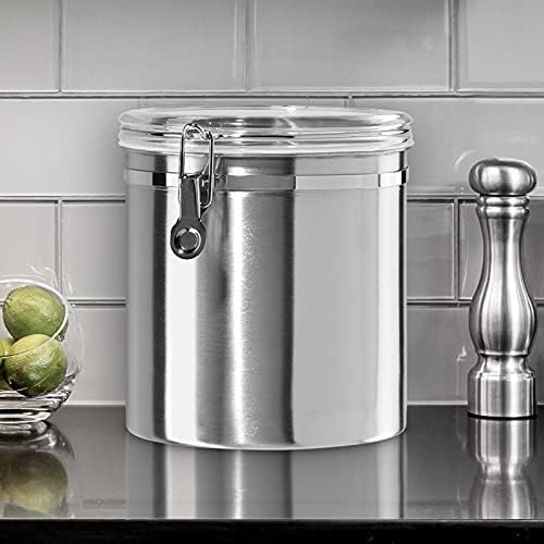 Oggi Stainless Steel Kitchen Canister 152oz + Oggi Stainless Steel 4 pc Food Storage Container Set - Ideal for Kitchen Storage - Image 3