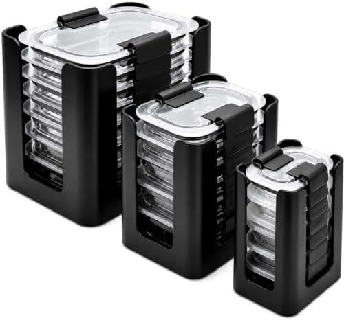 3-Pack Lid Organizer for Rubbermaid Brilliance (Medium, Small, Tiny) by Unknown