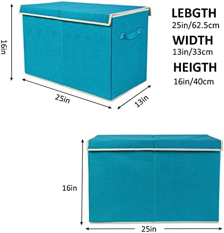 Large Toy Box Chest Storage with Flip-Top Lid, Kids Toy Storage Bin Boxes - Image 5