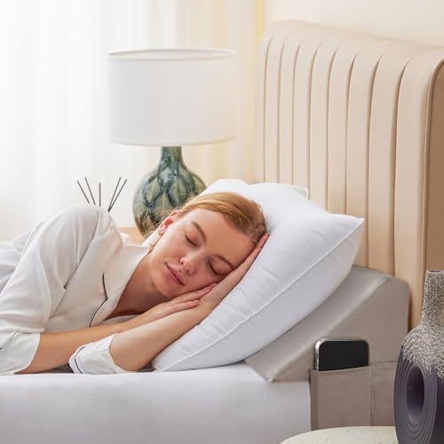 Bedluxe King Bed Wedge Pillow for Headboard, Fill The Gap (0-7") - Image 2