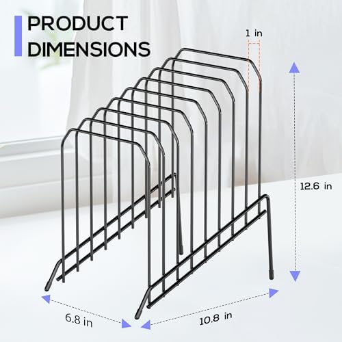 Gawerk Incline Desk Magazine Folder Holder File Organizer with 8-Section - Image 2
