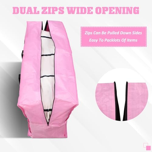 Windyun 4 Pack 57 Gallon Extra Large Moving Bags XXL Heavy Duty Storage Bag - Image 3