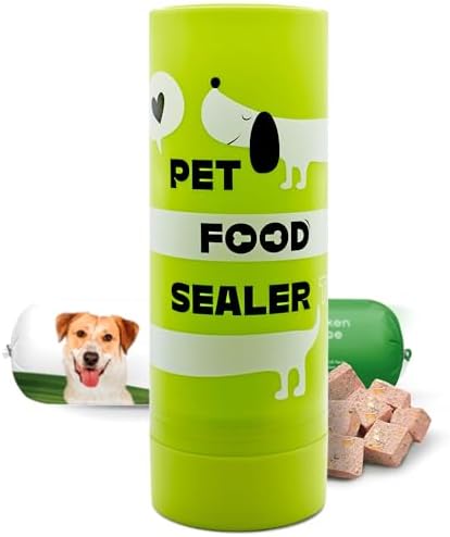 The Original Dog Food Loaf Storage Container - Patent Pending Reusable Airtight Can Cover Pet Food Sealer - Keeps Dog Food Can Fresh in the Fridge, Eliminates Odor by YellowHydrant