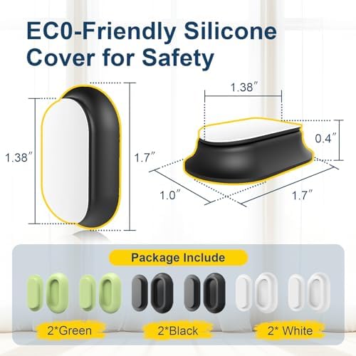 Magnetic Silicone Remote Control Holder Wall Mount for TV Fan 6 Pack - Image 5