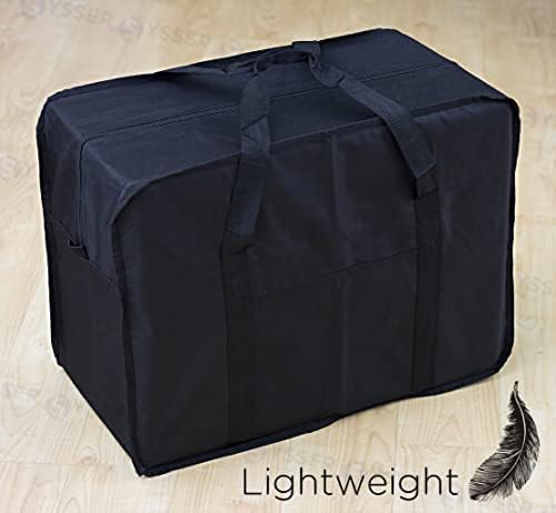Heavy Duty Extra Large Moving Storage Bag, Black Durable Fabric Travel Duffel, 29 x 23 x 14 Inches, 70 lb Capacity, Dual Handle Tote, 2-Pack (2) - Image 3