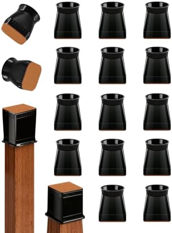 24 Pcs Chair Leg Floor Protectors for Hardwood Floors by Yopieke