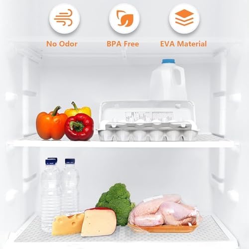 Shelf Liners for Kitchen Cabinets Non Adhensive, Clear 35.4"× 236.2" - Image 5