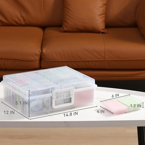 novelinks Photo Storage Boxes with Handle, Photo Organizers and Storage - Image 2