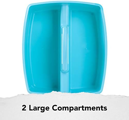 Storex Industries 13" x 11" x 6.375" Large Caddy, Teal (Pack of 2) - Image 3