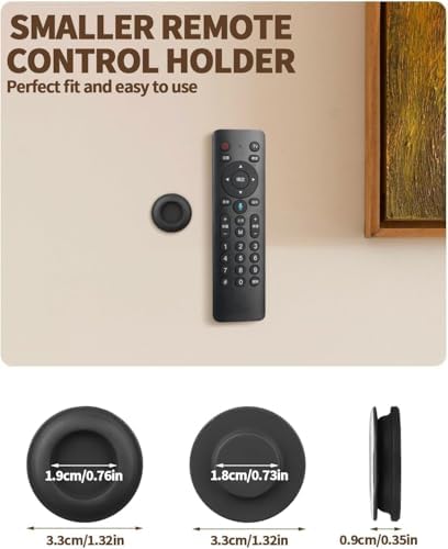 6 Pack Magnetic Remote Control Holder, Silicone, Self-Adhesive No-Drill - Image 2