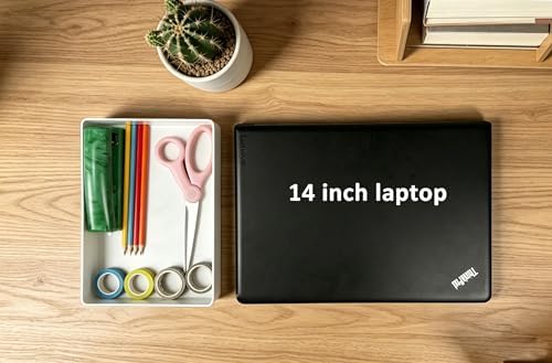 Amazon Basics Rectangular Plastic Desk Organizer with Storage Trays, Accessory Tray, Drawer Organizer, 9.4 x 6.7 x 2 inch, White - Image 6