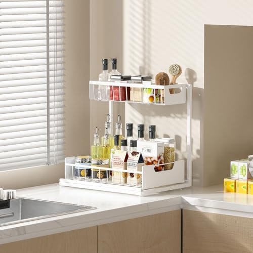 Ceetug Under Kitchen Sink Organizers and Storage, White, 1 Pack - Image 5