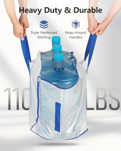 Heavy Duty Moving Bags Extra Large Clear Storage Bags, 110lb-8 Pack - Image 2