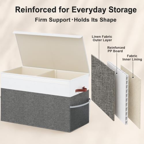 Large Toy Storage Box with Lid, Toy Chest Organizer Bin for Kids - Image 7
