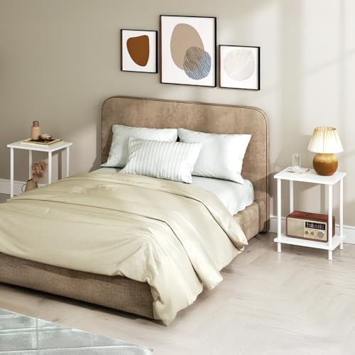 HOOBRO End Table, Small Side Table, Nightstand for Small Spaces - Image 2