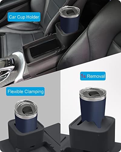 Silicone Couch Cup Holder, VIENFUT Anti-Spill Anti-Slip Sofa Armrest Tray BPA-Free, Dirt-Resistant Silicone Couch Arm Tray for Remote, Snacks, Cellphone and iPad, Gift for Family, Friend (Black) - Image 6