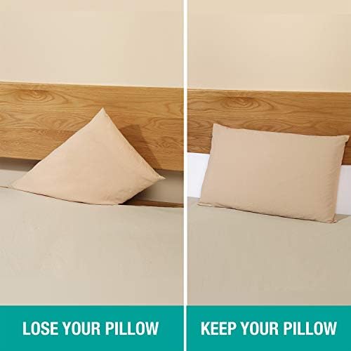 Vekkia Bed Wedge Pillow for Headboard Gap,Bed Gap Filler 0-5.5"-White King - Image 2