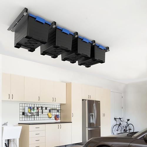 EVERHANGER Ceiling Storage Rack, Heavy Duty Overhead Storage Rack - Image 7