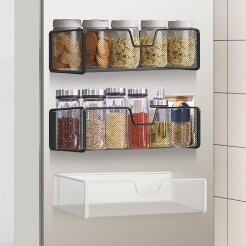 2 pack Magnetic Basket Organizer Holder for Fridge Magnetic Shelf Magnetic Storage Bin Box Containers for Refrigerator Whiteboard Classroom Magnetic Organizer - Image 7
