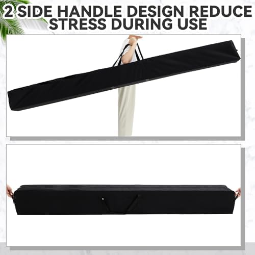 1 Pcs 96 x 8 x 8 Inch, 103 L Large Storage Duffle Bag Black - Image 6