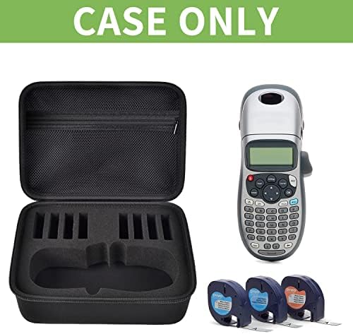 ALKOO Hard Travel Case for DYMO LetraTag LT-100H Label Maker (All Black, Large) - Image 2