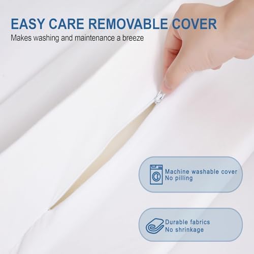 Vekkia 80”×12” Extra-Wide Split King Gap Filler for Adjustable Bed - Image 7