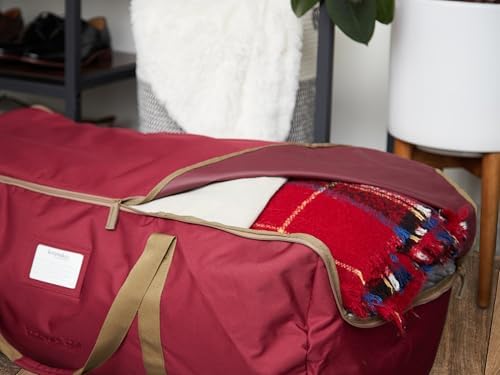 Covermates Storage Duffel Bag, 48" W x 24" D x 18" H, Red - Image 4
