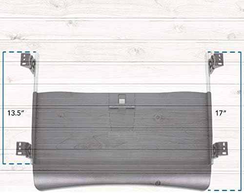 Mount-It! Under Desk Keyboard Drawer with Wrist Rest, Ball-Bearing Slide - Image 6