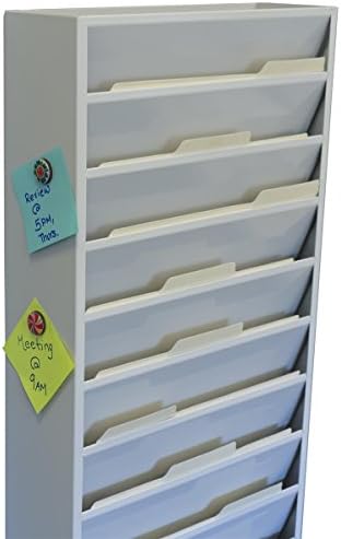 Displays2go Office File Folder Wall Rack, 11 Tiered Pockets - Image 4
