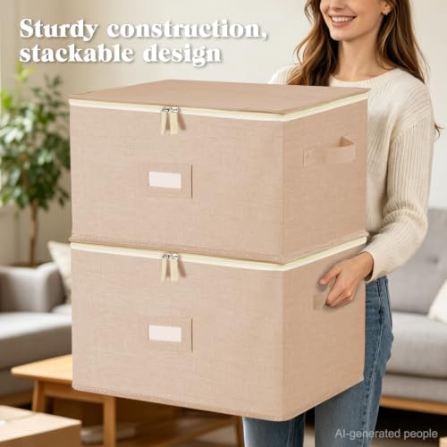 Wine Glass Storage Box, Stemware Storage Containers Cases with Dividers - Image 6