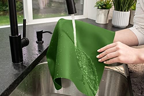 GASARÉ, Set of 2, Extra Large, Thick, Silicone Mats for Kitchen Counter, Heat Resistant Mats, Countertop Protector, Non-Slip, Easy to Clean, 25 x 17 Inches x 1.4mm, Green - Image 6