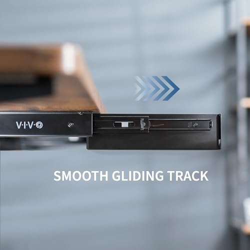 VIVO Black 22 x 9 inch Under Desk Storage Drawer, DESK-DR22H-B - Image 6