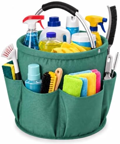 Cleaning Caddy with Handle,Cleaning Supplies Organizer Bucket by Unknown