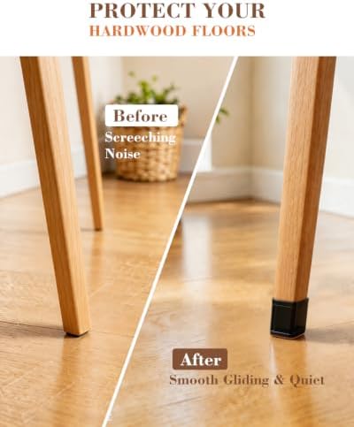 24 Pcs Chair Leg Floor Protectors for Hardwood Floors - Image 4