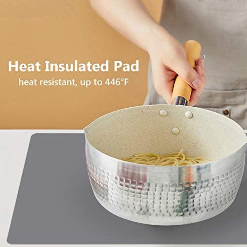 Gartful Extra Large Silicone Mats for Countertop, 28" by 20" Multipurpose Mat, Counter Table Protector, Desk Saver Pad, Placemat Nonstick Nonskid Heat-Resistant Pad, Dark Gray - Image 5