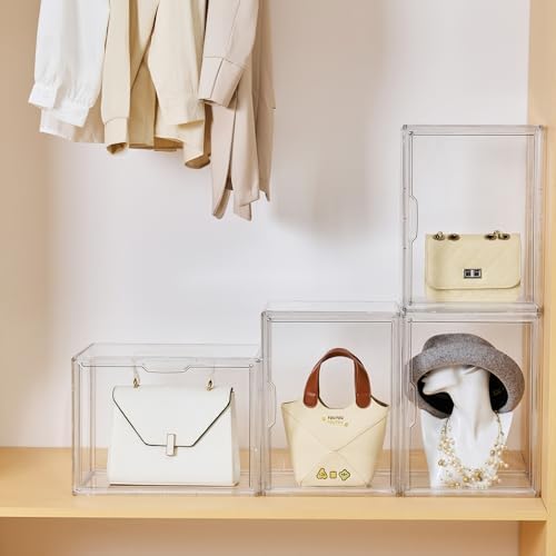 LXLXXL Clear Acrylic Display Case, Stackable Plastic Storage Bins, X-Large - Image 5
