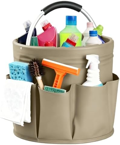 Cleaning Caddy with Handle, for Cleaning Supplies Organizer Bucket by Unknown