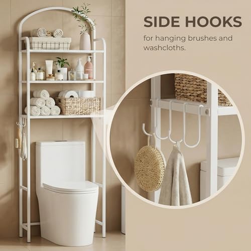 3 Tier Over The Toilet Storage Rack, Bathroom Organizer - Image 4