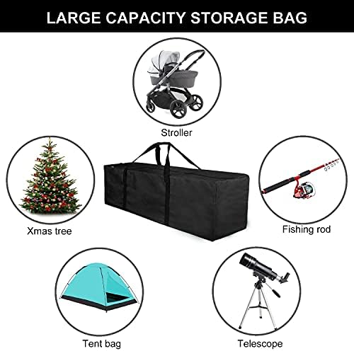 INFANZIA 45in Large Travel Duffel Bag, 600D Water Resistant Foldable, 2PC - Image 5