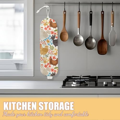 Chicken Plastic Bag Holder, Wall Mount Grocery Bag Holder - Image 5