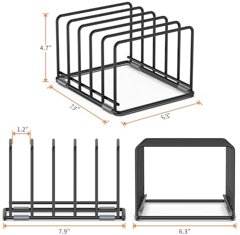 Cutting Board Organizer, Kitchen Cabinet Organizer - Image 2