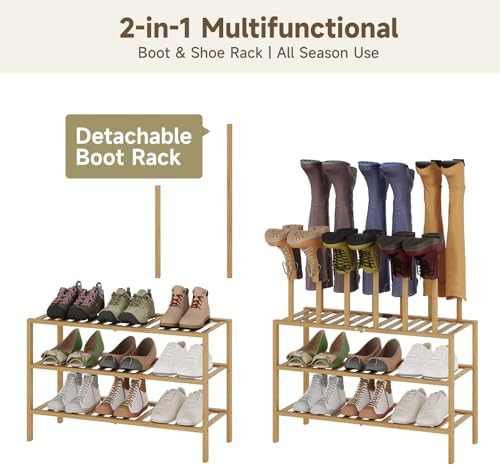 Detachable Boot Rack for Tall Boots Organizer,Shoe Rack Storage - Image 4