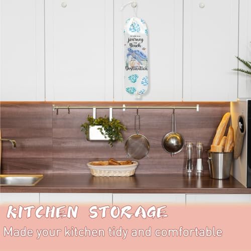 Sea Turtle Plastic Bag Holder, Sea Turtle Gifts for Women Mom Grandma - Image 5