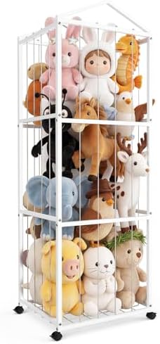 NomNest Metal Stuffed Animal Storage Zoo, Large Stuffy Storage for Kids by Unknown
